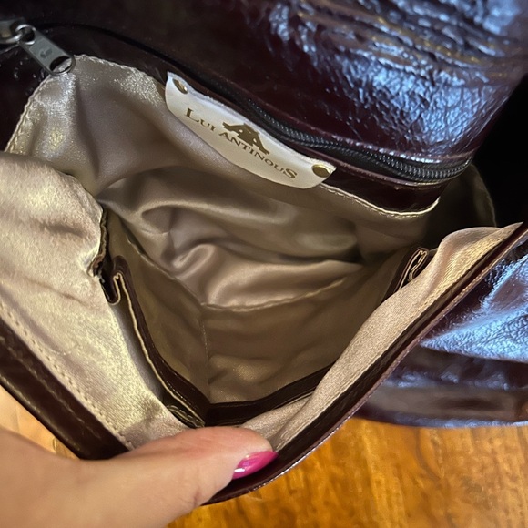 Lui Antinous Saddle Shoulder Bag with Silver Accents EUC! - Picture 11 of 14